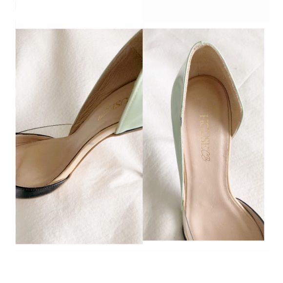 House of CB Roma Stilleto Heels Black/Mint Size: 7 - Picture 11 of 11